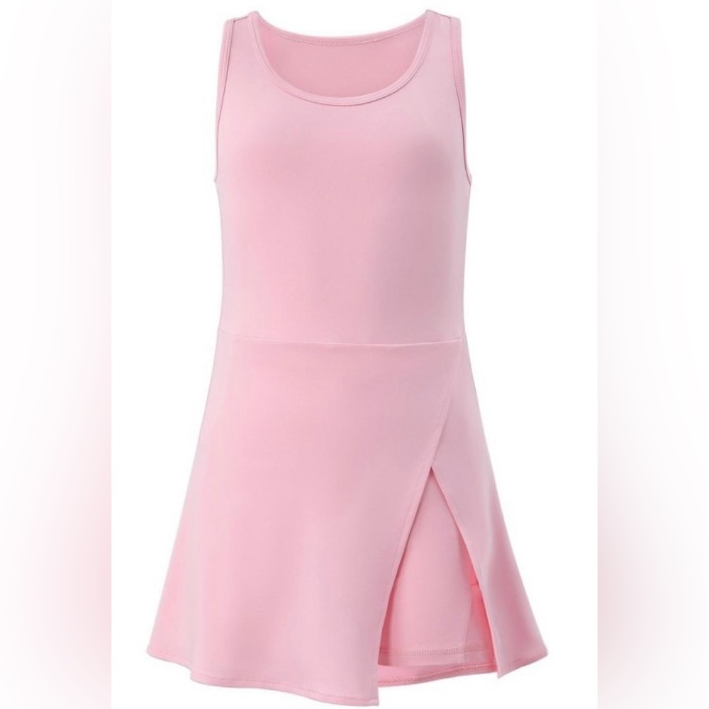 Athleisure Pink Dress + Spandex Shorts